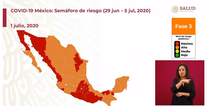 semáforo de riesgo epidémico rojo actividades permitidas