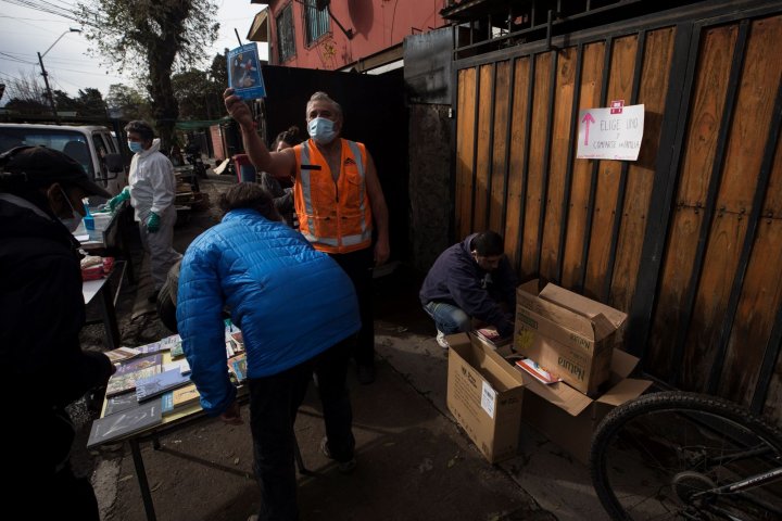 Entrega de libros