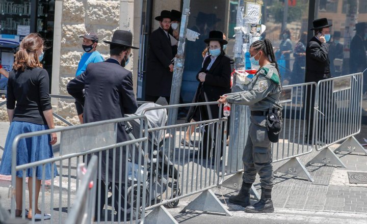 jerusalem coronavirus checkpoint