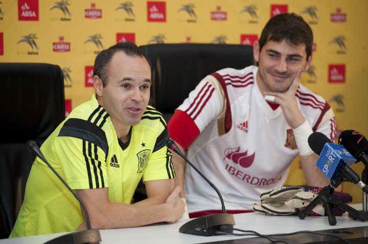 Casillas e Iniesta