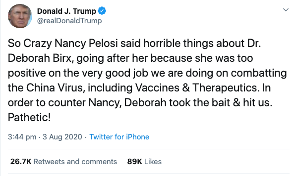 Trump tweet