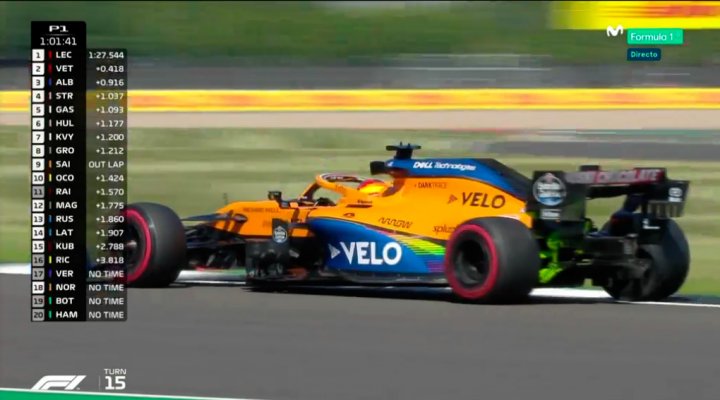 Carlos Sainz en Silverstone