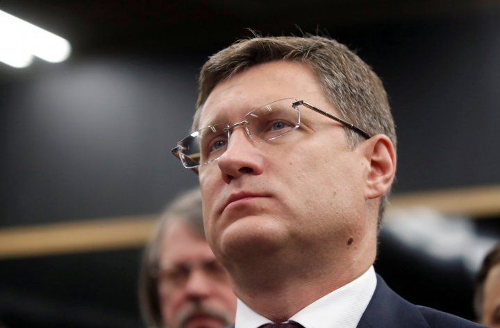 FILE PHOTO: Russian Energy Minister Alexander Novak attends a session of the St. Petersburg International Economic Forum (SPIEF), Russia, June 6, 2019. REUTERS/Maxim Shemetov/File Photo