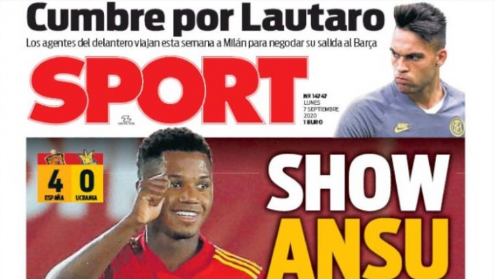 La portada de 'Sport'