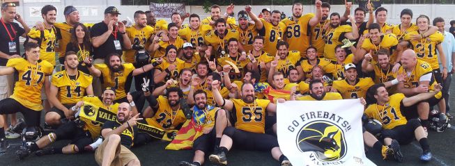 Firebats, champions of the Spanish American football league