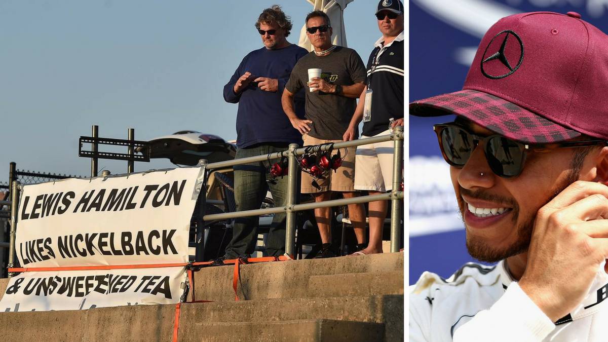 The Indycar Fans Poster Dedicated To Hamilton