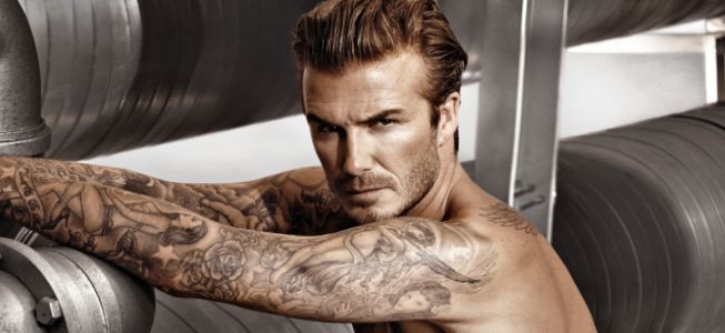 David Beckham luce nuevo tatuaje de aniversario de boda