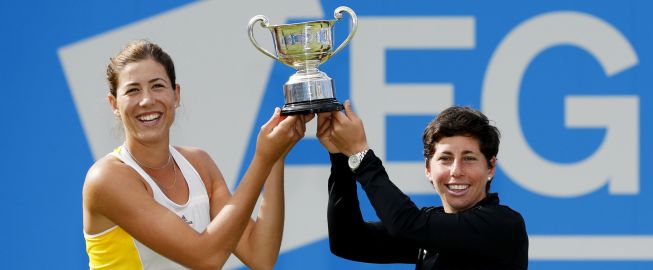Muguruza y Suárez conquistan su segundo título en dobles