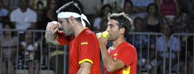 Donskoy and Kravchuk defeat López and Marrero in doubles.