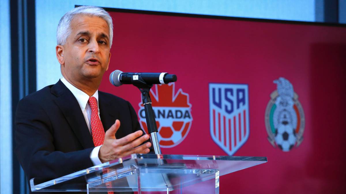 Sunil Gulati is concerned that Trump will affect the bid for the 2026 World Cup.