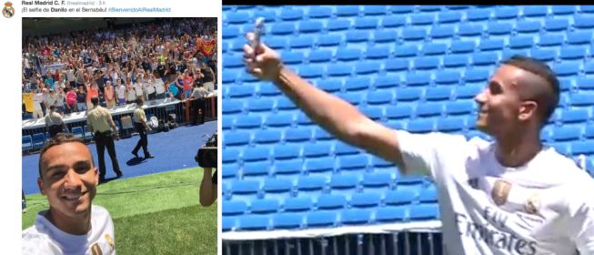 Danilo captures the moment he becomes a Madrid player