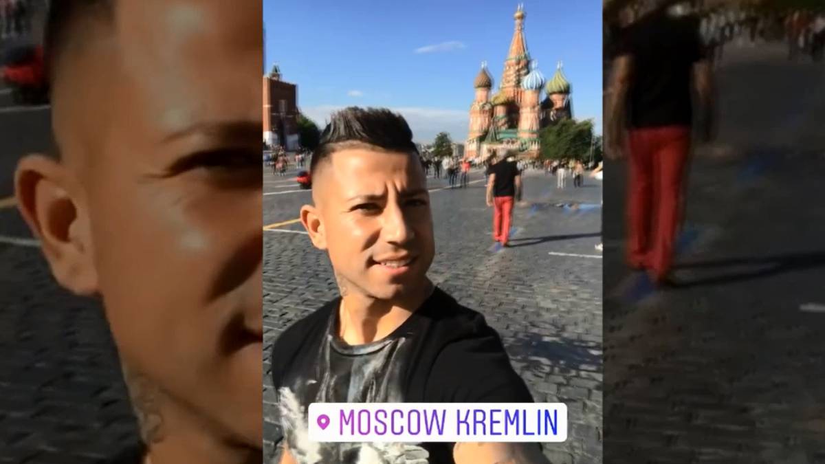 Leonardo Valencia mostró su visita al Kremlin en Moscú - AS Chile