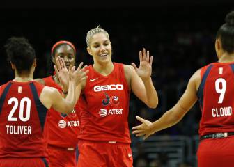 Delle Donne bate récords en la WNBA tras promediar ’50-40-90′