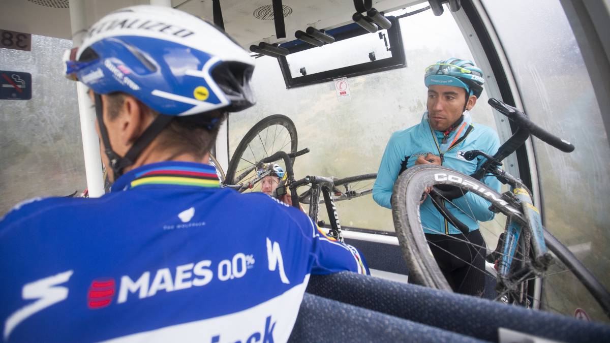 Chaos In Andorra Cyclists Went Down In A Stuck Funicular