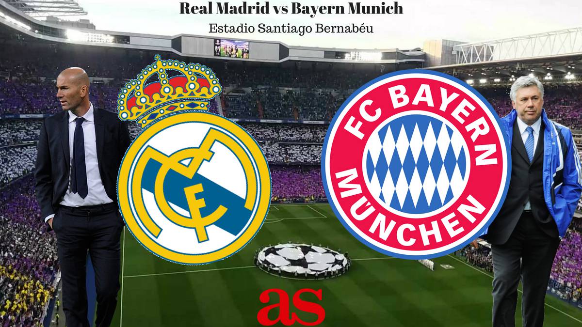 Real Madrid vs Bayern Munich live online: Champions League 2017 - AS.com