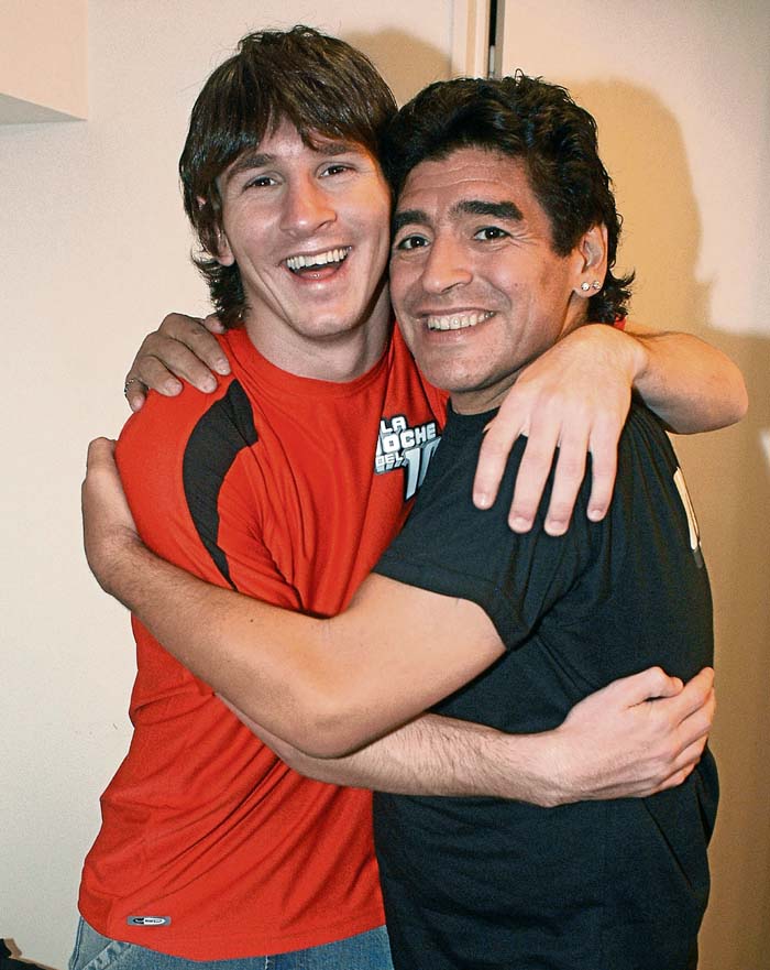 A la edad hoy Messi, Maradona aún estaba en Boca - AS.com