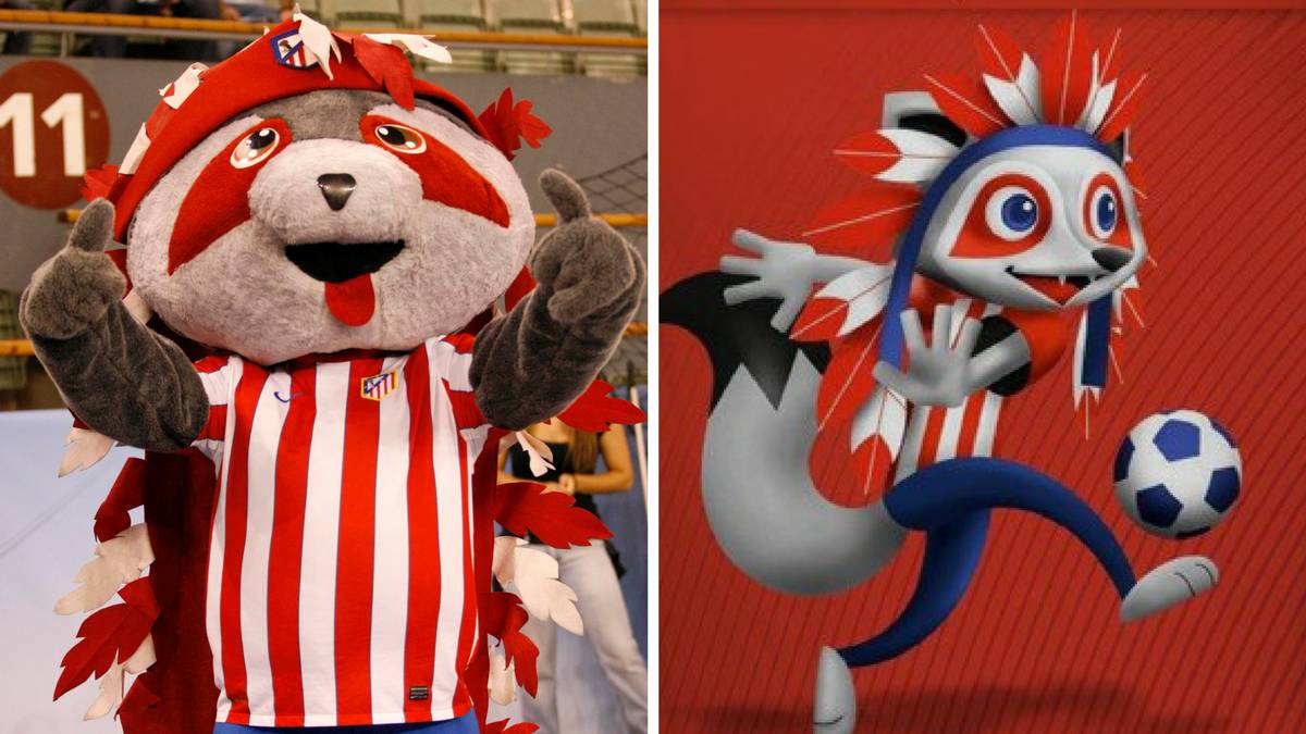Atlético Madrid's mascot 'Indi' also gets a face-lift - AS.com
