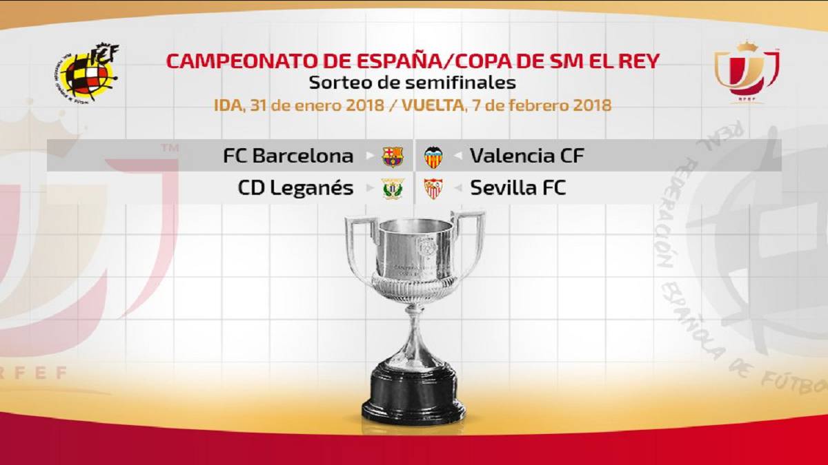 Resultado del sorteo de Semifinales de la Copa del Rey: Barça ... Resultado del sorteo de Semifinales de la Copa del Rey: Barça ...