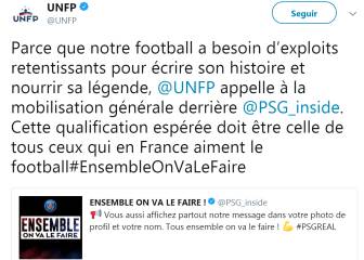 El sindicato de futbolistas de Francia pide apoyo para el PSG y la afición se echa encima