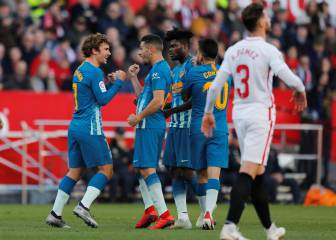 Sarabia prueba a Oblak