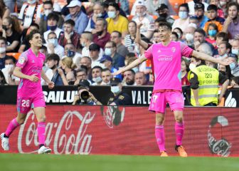Valencia 1 - Osasuna 2: summary, goals and result of the match