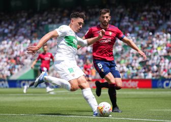 Elche 1 - Osasuna 1: summary, goals and result of the match