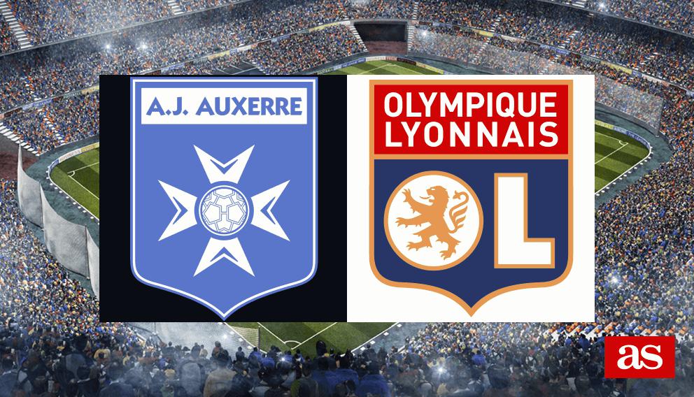 Auxerre 21 Lyon resultado, resumen y goles