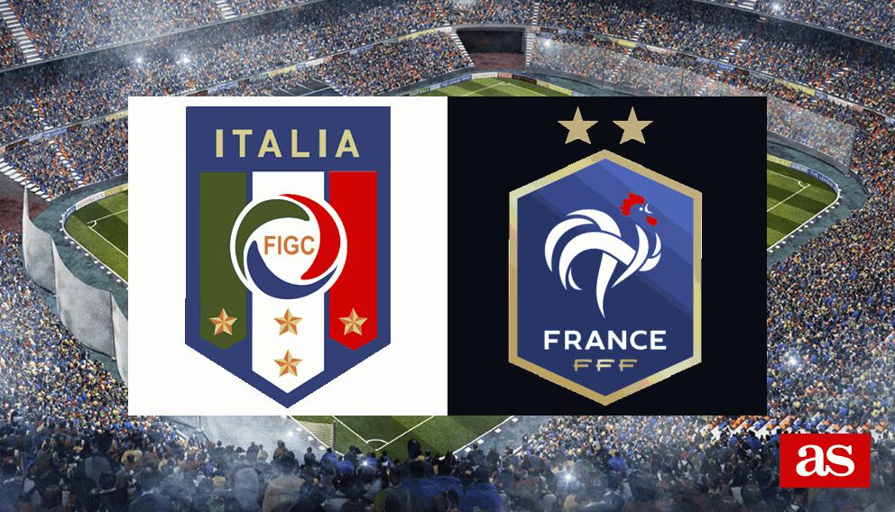 Italy vs France previous stats UEFA Nations League Liga A 2024/2025
