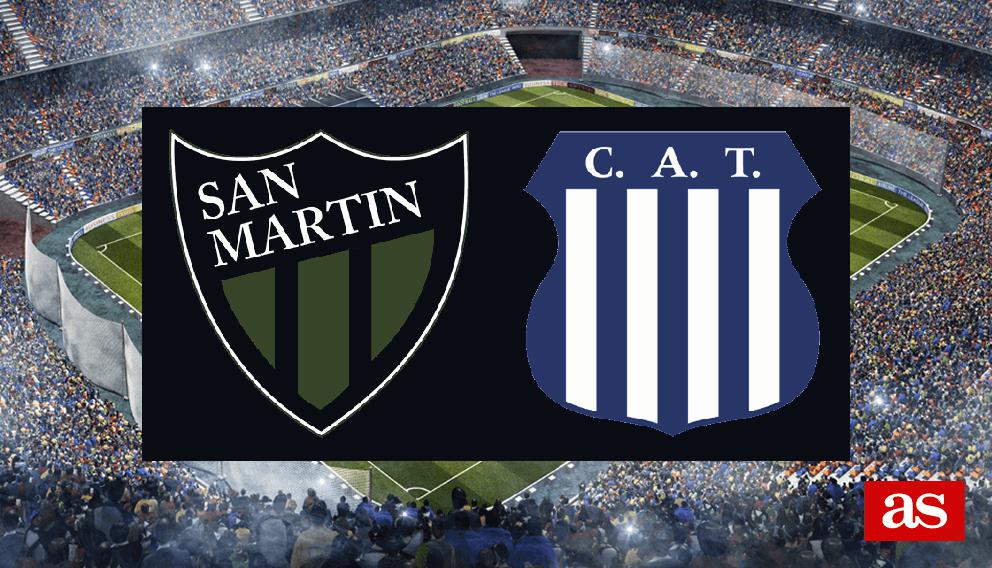 Alineaciones San Martín de San Juan vs Talleres, Copa de la Liga ...