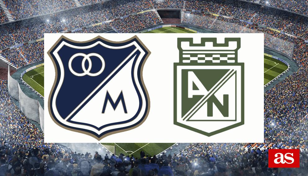 Millonarios vs Nacional estadísticas previas y datos en directo Liga