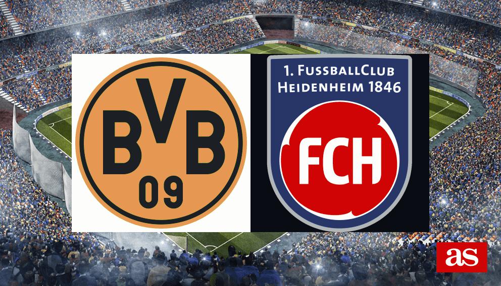 B. Dortmund 4-2 1. FC Heidenheim 1846: Results, Summary And Goals