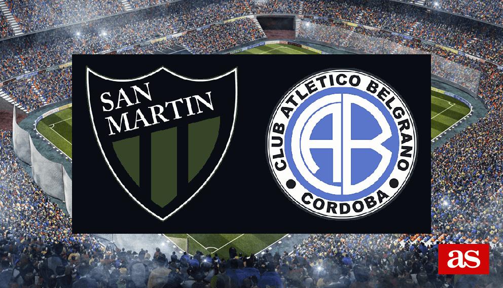 San Martín de San Juan vs Belgrano: estadísticas y datos en directo ...