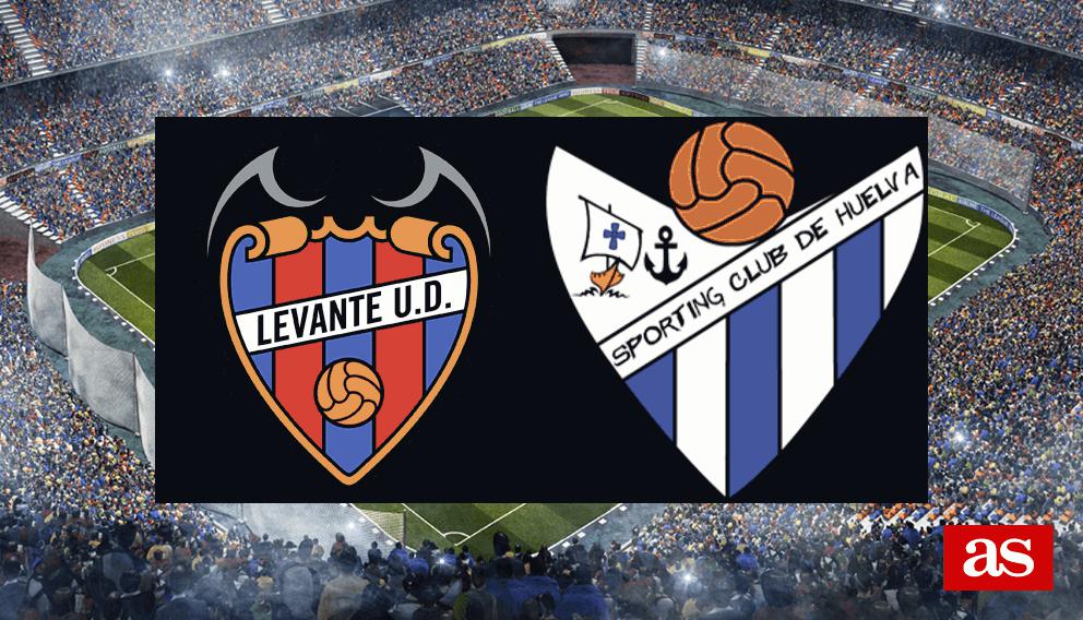 Alineaciones de levante unión deportiva contra sporting club de huelva