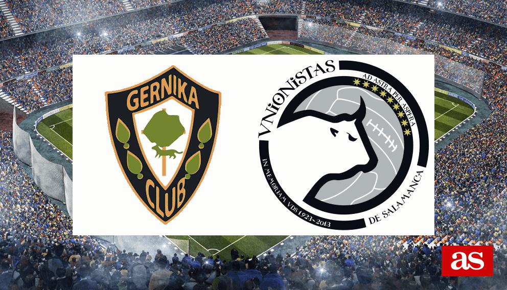 Alineaciones de gernika club contra unionistas de salamanca