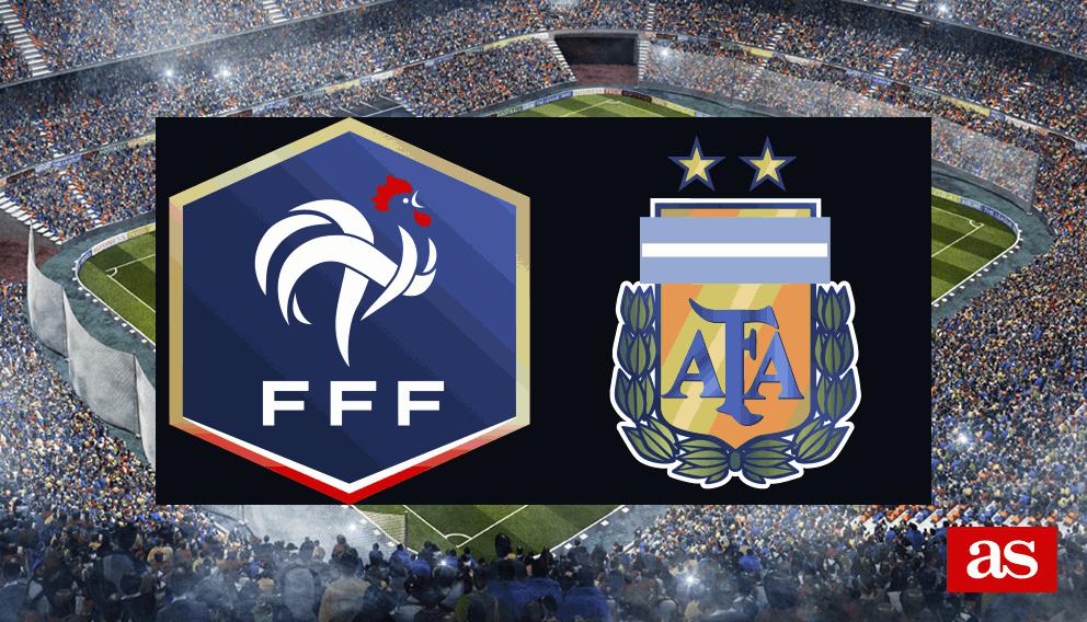 Francia vs Argentina estadísticas previas y datos en directo Fútbol