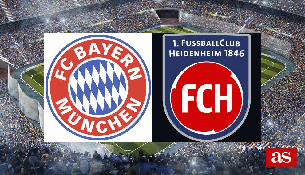 Bayern München beat 1. FC Heidenheim 1846 