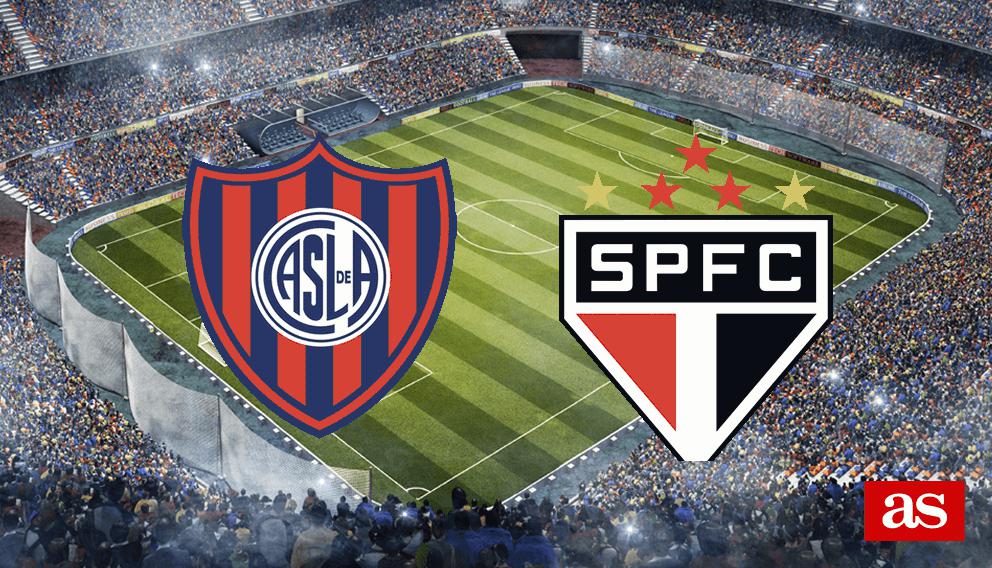 San Lorenzo de Almagro 10 São Paulo resultado, resumen y goles