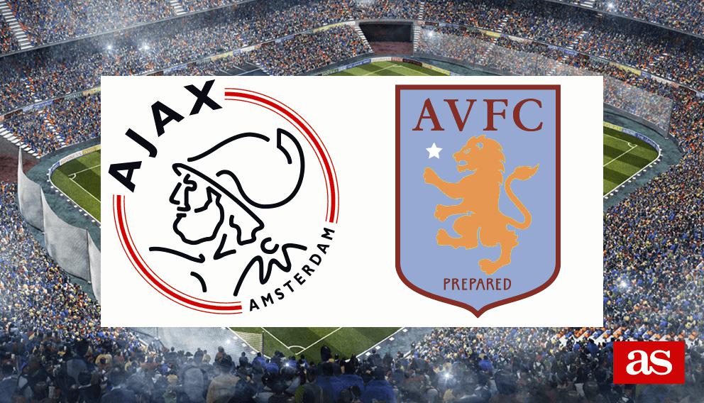 Ajax 00 Aston Villa resultado, resumen y goles