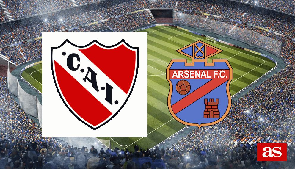 Independiente 0-0 Arsenal de Sarandí: results, summary and goals