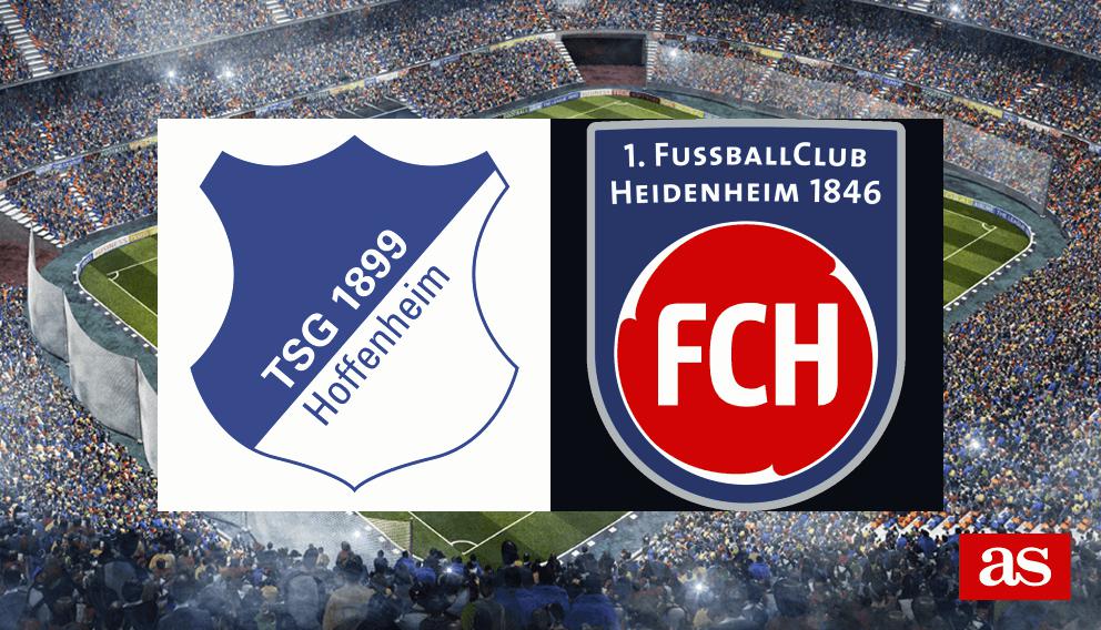 Hoffenheim Vs 1. FC Heidenheim 1846: Live Info And Stats | Bundesliga ...