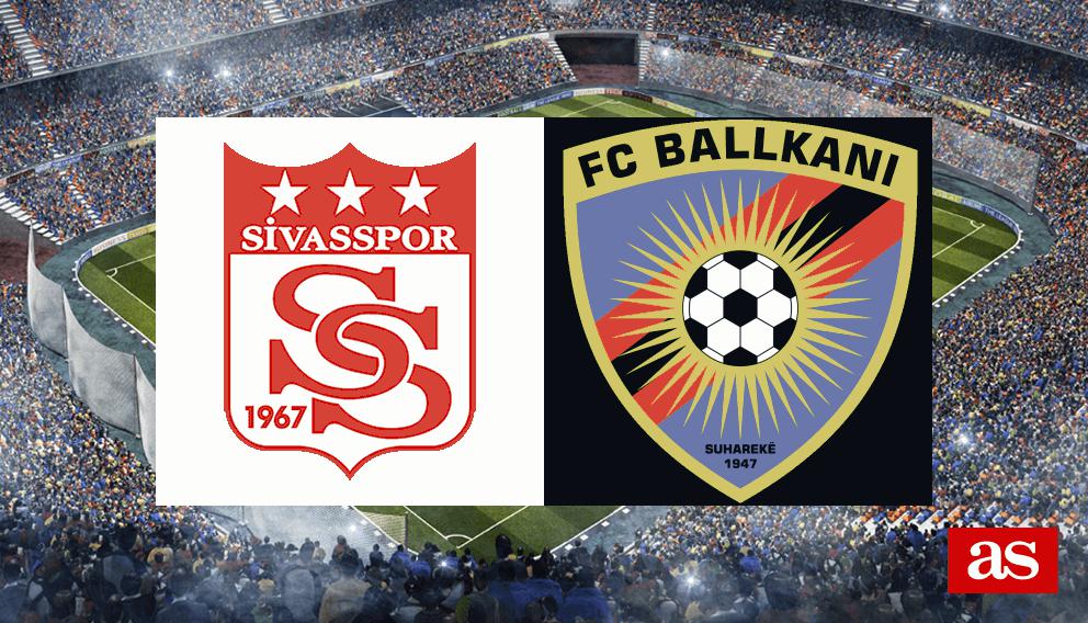 Alineaciones Sivasspor Vs Ballkani, Conference League 2022/2023