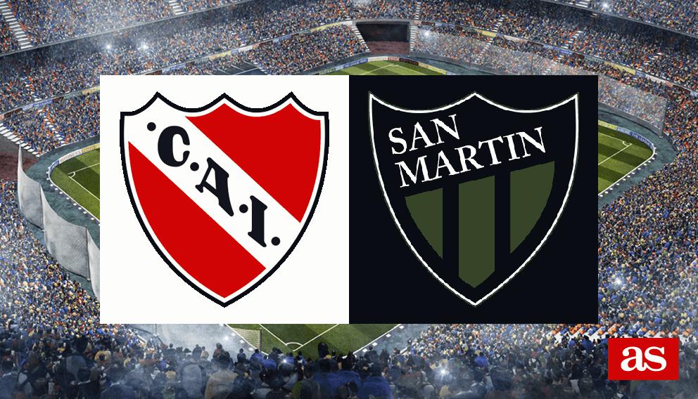 Independiente 2-0 San Martín de San Juan: resultado, resumen y goles