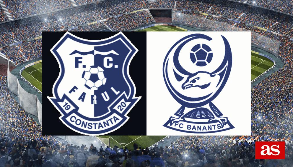 FCV Farul Constanta 3-2 Banants: results, summary and goals