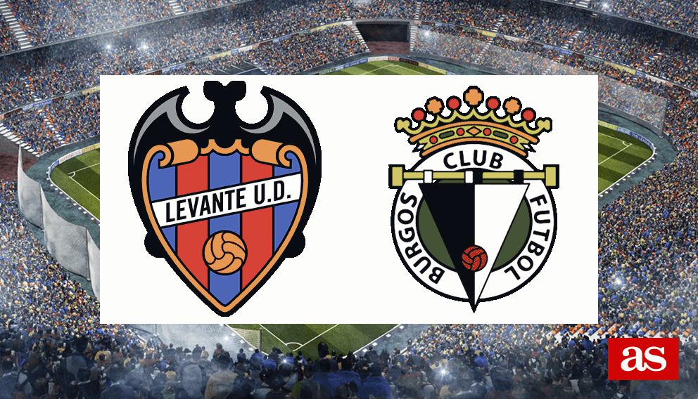 Estadísticas de levante ud contra burgos club de fútbol