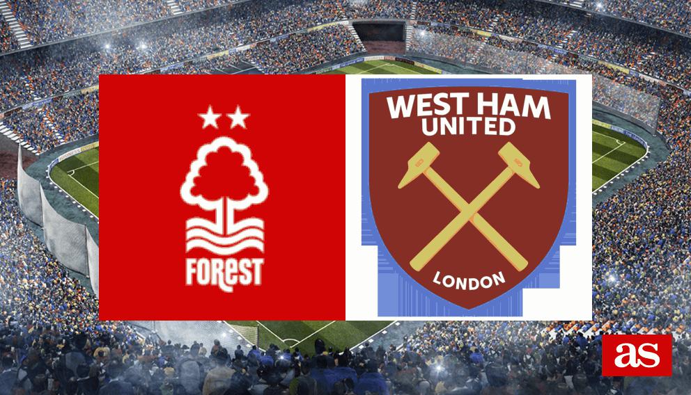 Nottingham Forest 30 West Ham results, summary and goals