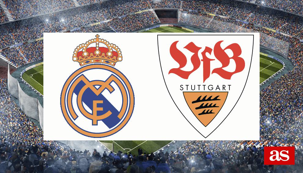 Real Madrid 31 Stuttgart results, summary and goals