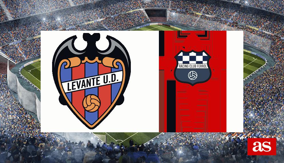 Estadísticas de levante ud contra racing ferrol