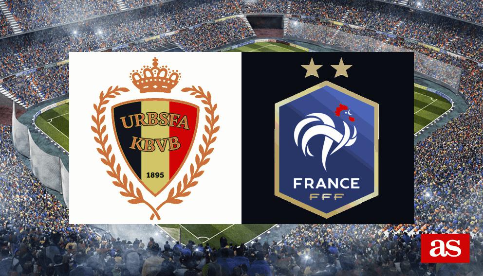 Belgium vs France previous stats UEFA Nations League Liga A 2024/2025