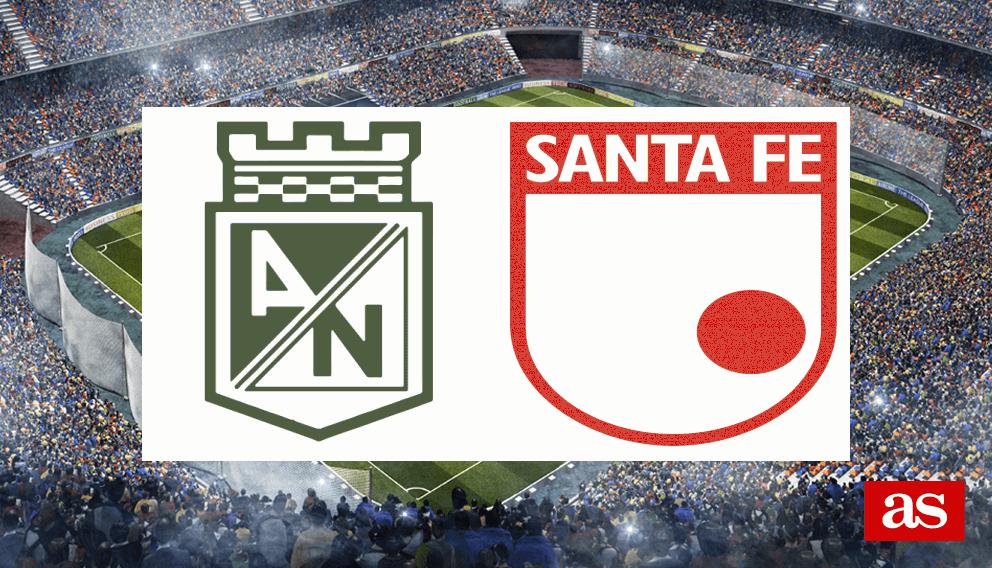 Nacional vs Santa Fe estadísticas y datos en directo Liga BetPlay II