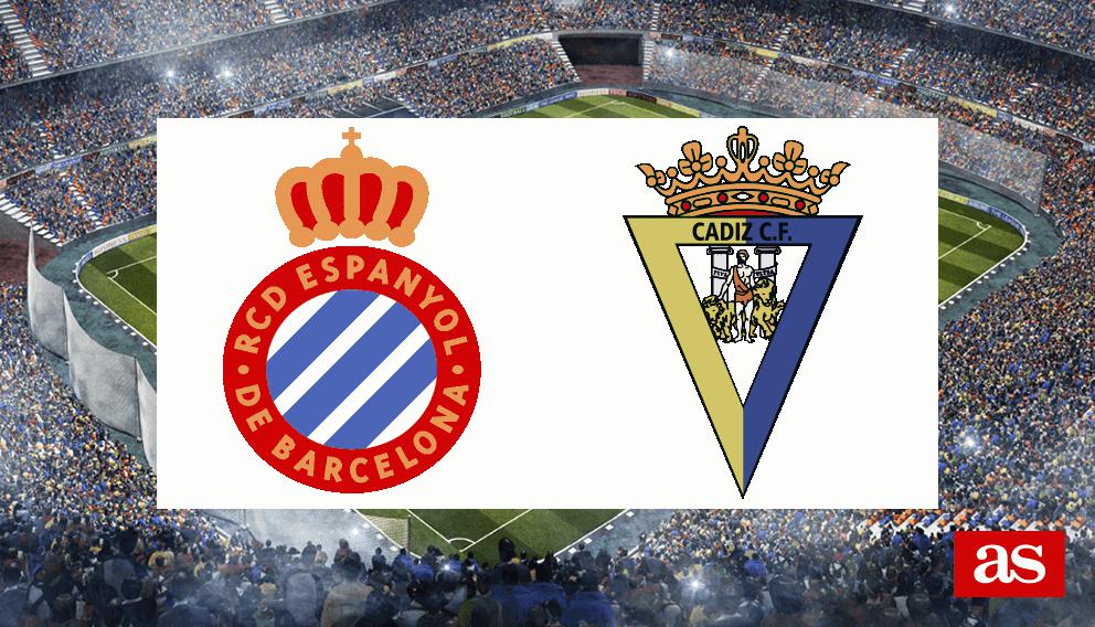Cronología de rcd espanyol contra cádiz club de fútbol